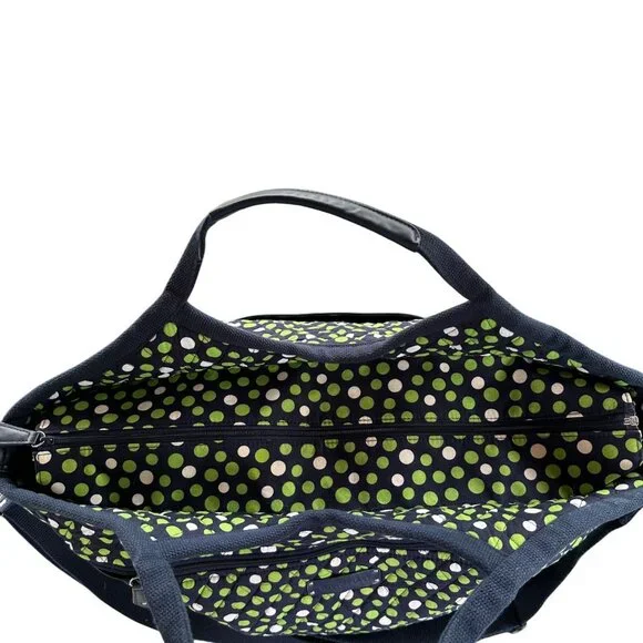 Vera Bradley Quilted Carryall Travel Bag in the "Lucky Dots" Limited Edition - Picture 5 of 16